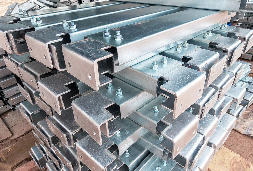 Galvanised stee